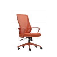 Крісло Cosmo, ергономічне, помаранчевий колір