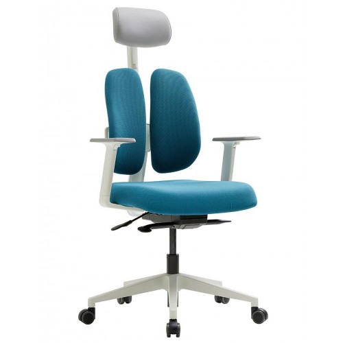 Кресло DUOREST GOLD D2500G-DASW BLUE-GREEN, ортопедическое