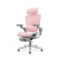 КРЕСЛО HINOMI H2 PRO MIST PINK, эргономичное, с подставкой для ног