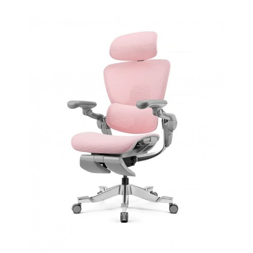 КРЕСЛО HINOMI H2 PRO MIST PINK, эргономичное, с подставкой для ног