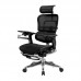 Крісло Ergohuman Plus, чорна сітка з підставкою для ніг, Comfort Seating