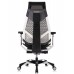 Крісло геймерське Genidia geming, чорно-білий колір
