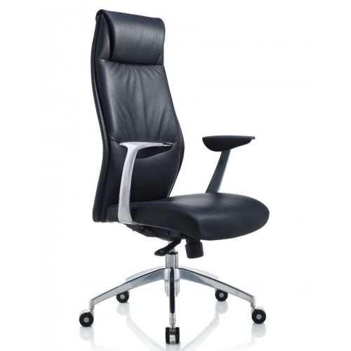 Кресло 9184 для руководителя, кожаное, черный цвет Кресло 9184 для руководителя, кожаное, черный цвет