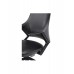Кресло руководителя BALLET FK011-А, кожаное, черное