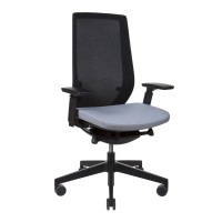 Крісло Accis Pro (150 SFL P63PU, NX-14), колір чорно-сірий
