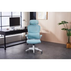 Крісло Torso, блакитний колір на білому корпусі